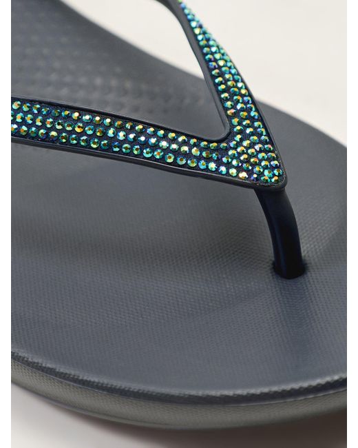 Fitflop White Iqushion Sparkle Slipper
