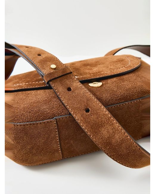 Gianni Chiarini Brown Helena Round Small Shoulder Bag