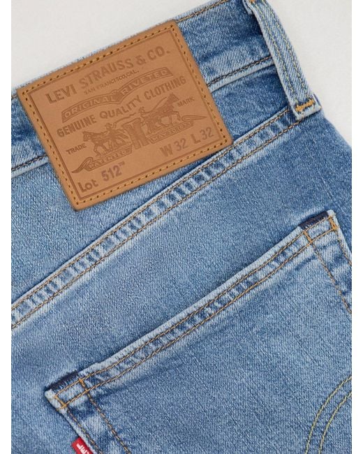 Levi's Blue 512 Slim Taper Jeans for men