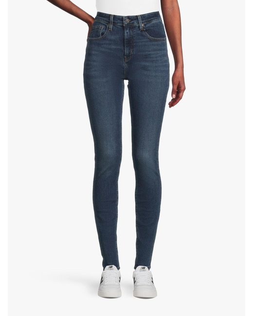 Levi's Blue Women's 721 High Rise Skinny Jeans