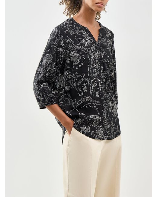 Soya Concept Gray Gerdis Paisley Shirt Multi