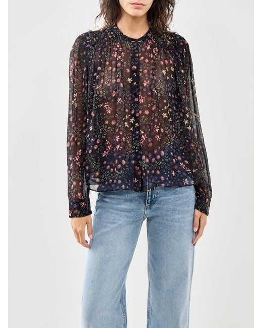 Isabel Marant Black Florine Blouse