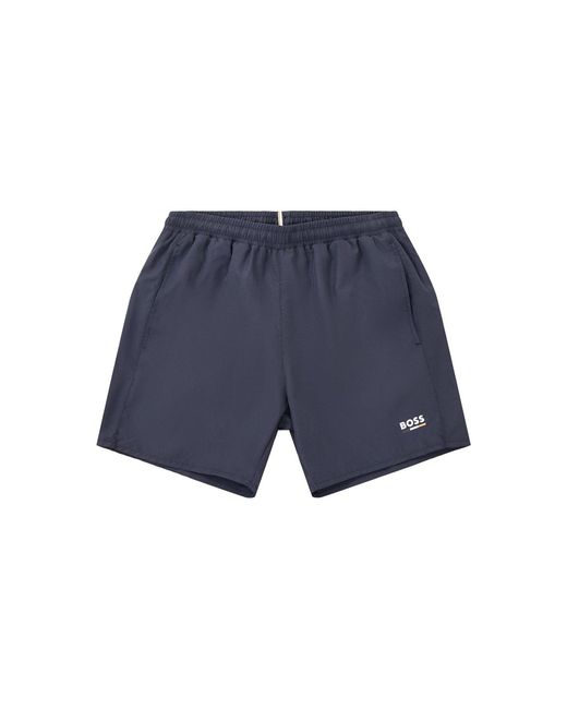 Boss Blue Swordfish Swim Shorts for men