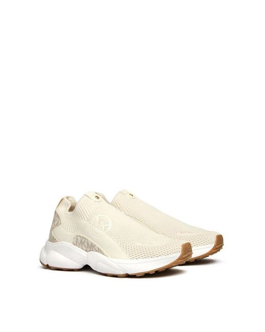 Michael Kors White Sami Knit Trainers