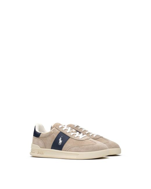 Polo Ralph Lauren White Heritage Court Era Trainers for men