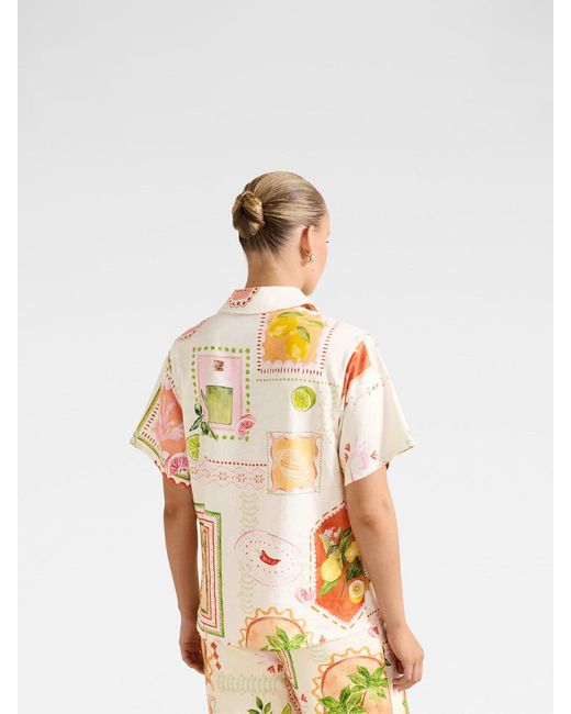 Forever New White Ola Oversized Shirt