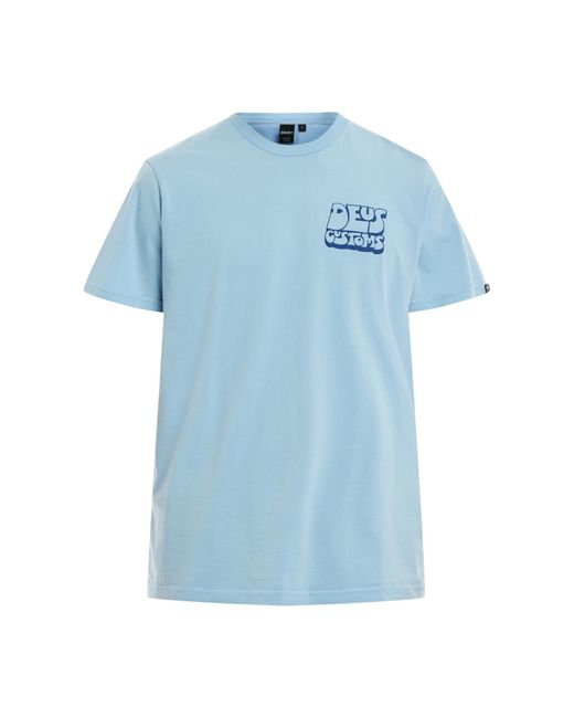 DEUS Blue Men's Duke T-shirt for men