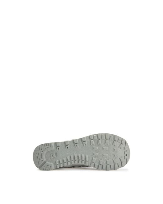 New Balance White 574 Trainers for men