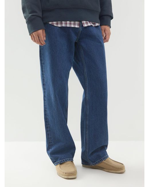 Carhartt Blue Payson Recycled Cotton Blend Denim Jeans for men