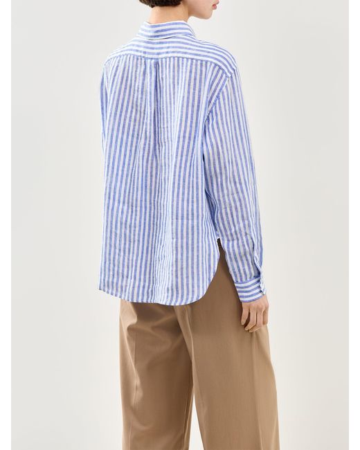 Polo Ralph Lauren Blue Striped Long Sleeve Shirt Multi