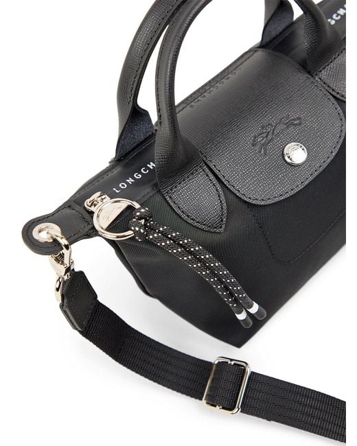 Longchamp Black Le Pliage Energy Handbag Extra Small