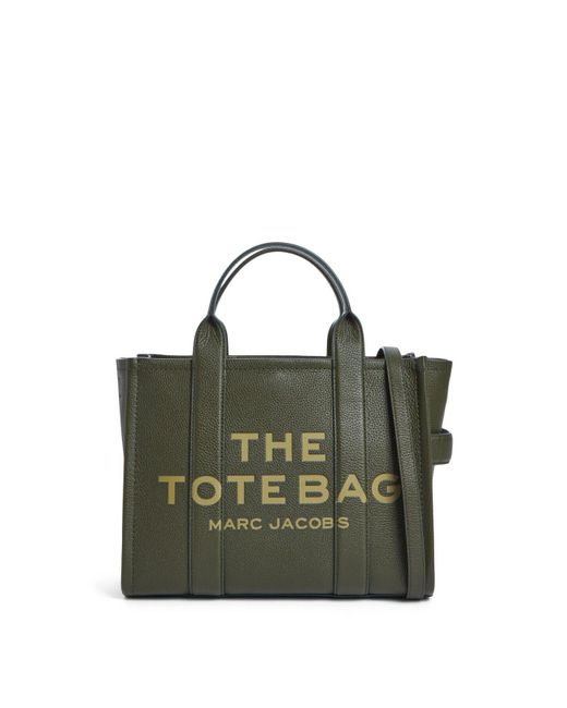 Marc Jacobs Green Women's The Medium Leather Tote Bag