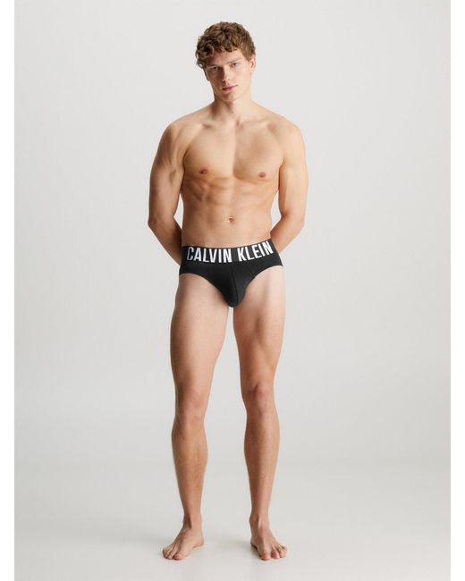 Calvin Klein Black Hip Brief Intense Power 3P for men