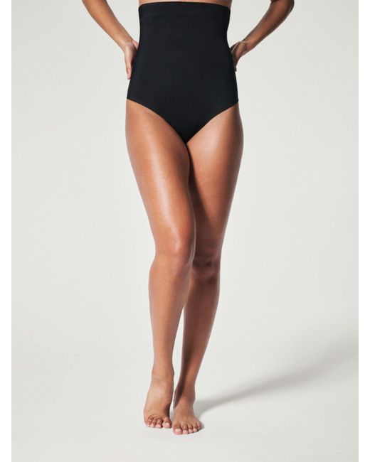 Spanx Black Women's Suit Your Fancy High Waisted Thong