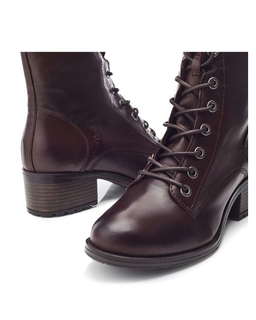 Moda In Pelle Purple Women's Bezzie Dark Leather Boots