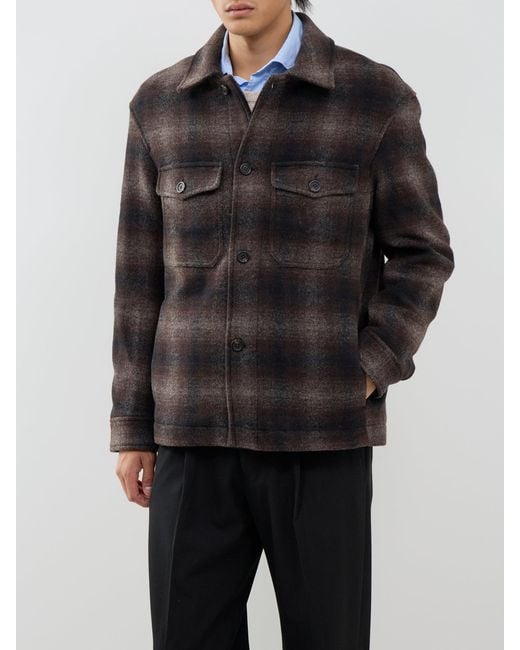 SELECTED Black Mitch Shirt Jacket for men