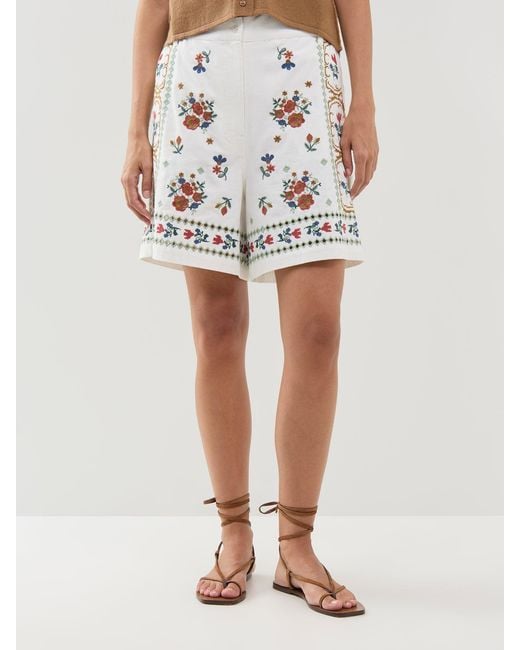 Weekend by Maxmara White Obice Shorts