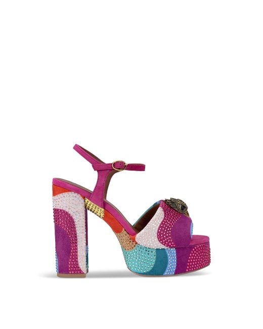 Kurt Geiger Pink Kensington Platform Sandal