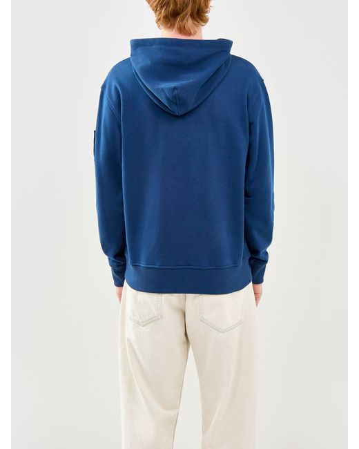 Moose Knuckles Blue Hartsfield Hoodie for men