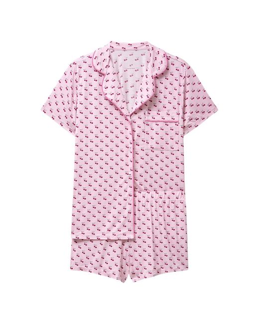 Stripe & Stare Pink Short Pyjama Set