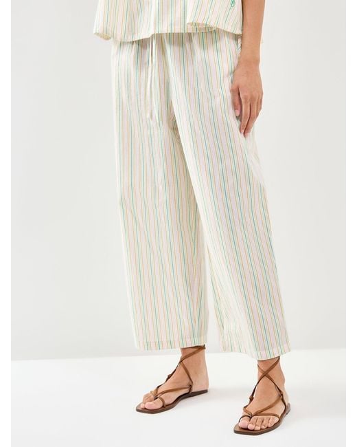 FRNCH White Carmela Trouser Multi