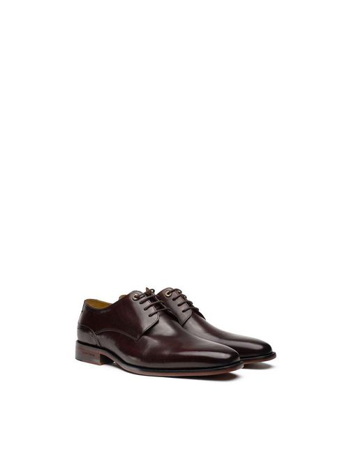 Simon Carter White Warren Derby Shoes for men