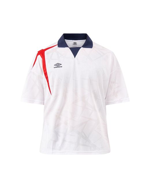 Umbro White Boxy Football Shirt Multi for men