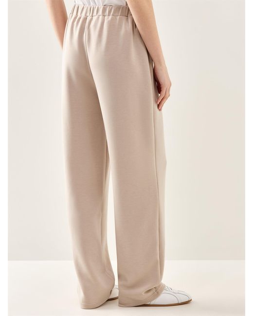 SELECTED White Tenny High-Waist Trousers Cream
