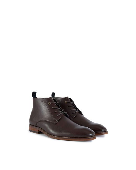 V.Gan Brown Espresso Chukka Boots for men