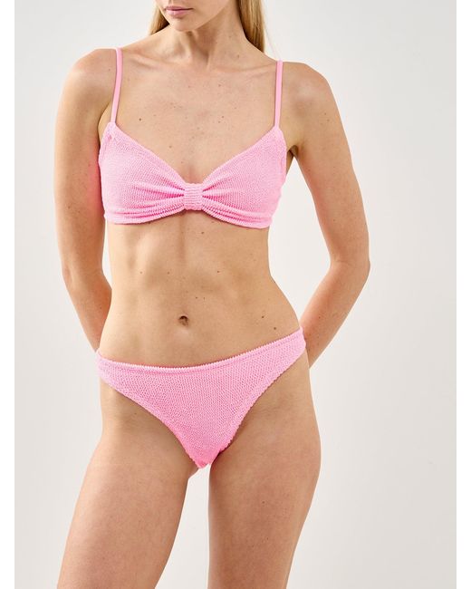 Hunza G Pink Alicia Bikini Set