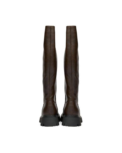 V.Gan Black Vegan Bram Knee High Boots