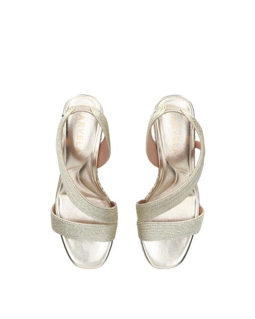 Carvela Kurt Geiger Natural Women's Gala Wedge 70