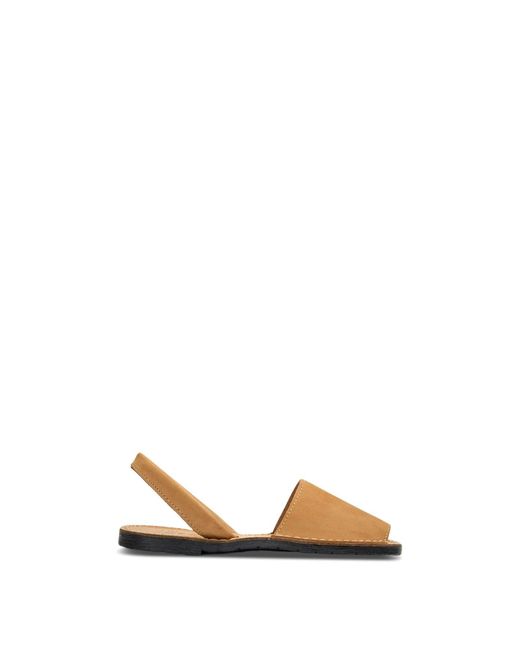 Sole Metallic Macaw Nubuck Menorcan Sandals