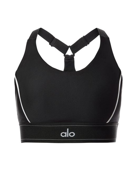 Alo Yoga Black Airlift Suit Up Bra