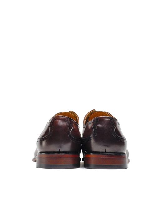 Simon Carter White Warren Derby Shoes for men
