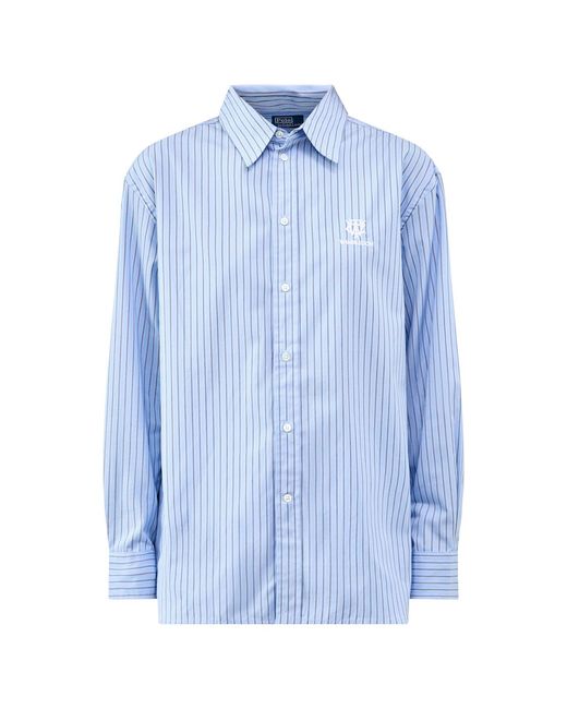 Polo Ralph Lauren Blue Wimbledon Stripe Shirt