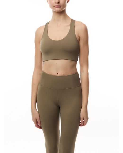 GIRLFRIEND COLLECTIVE Brown Float Lola Bra
