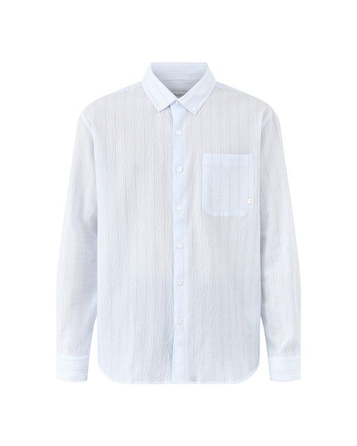 Farah White Striped Shirt for men