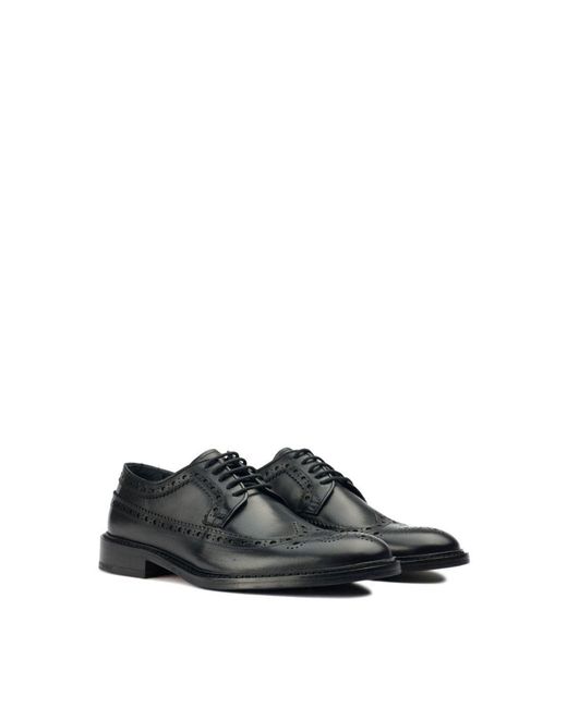 Sole White Etham Brogue Shoes for men