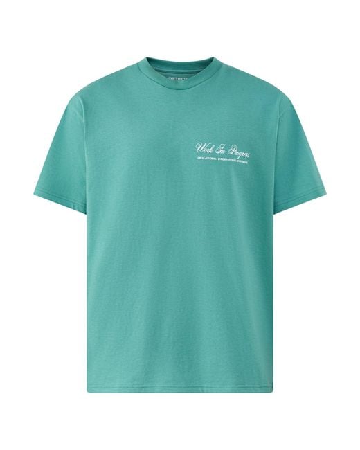 Carhartt Green Cloud Heart T-Shirt for men