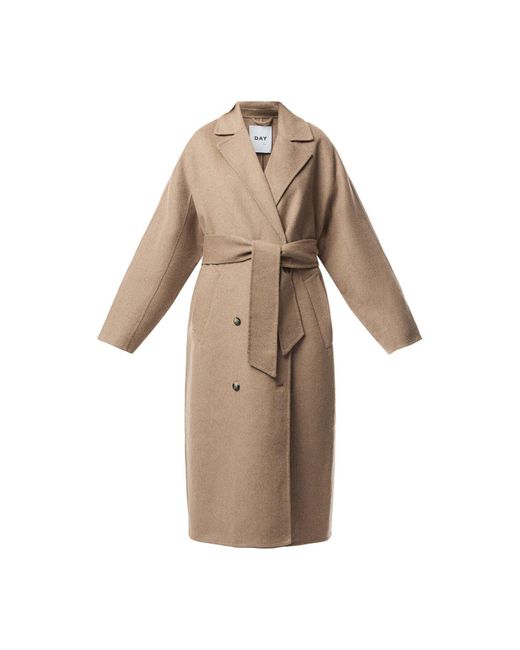 Day Birger et Mikkelsen Natural Women's Howard Double Faced Wool Coat