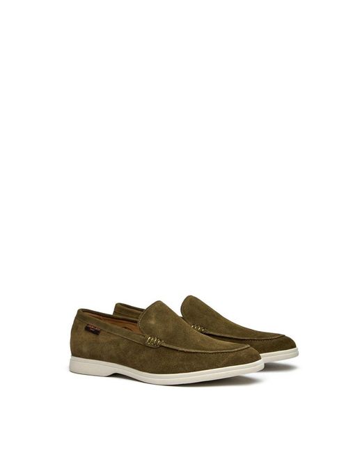 Simon Carter Green Tanius Slip On Shoes for men