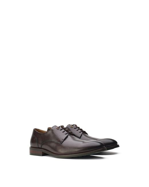 Simon Carter White Stegosaurus Derby Shoes for men