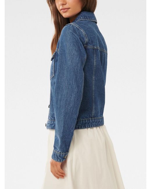 Forever New Blue Elodie Denim Jacket