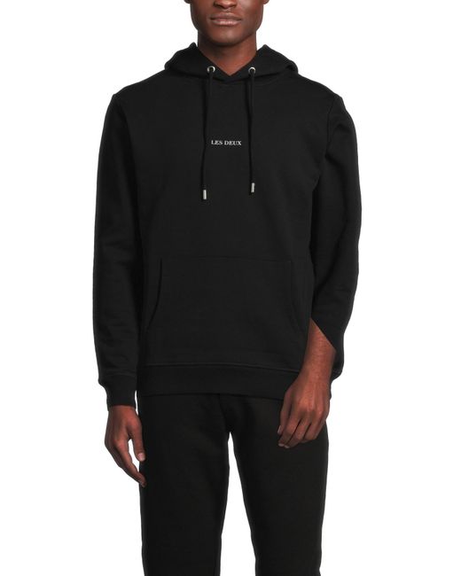 Les Deux Black Men's Lens Hoodie for men