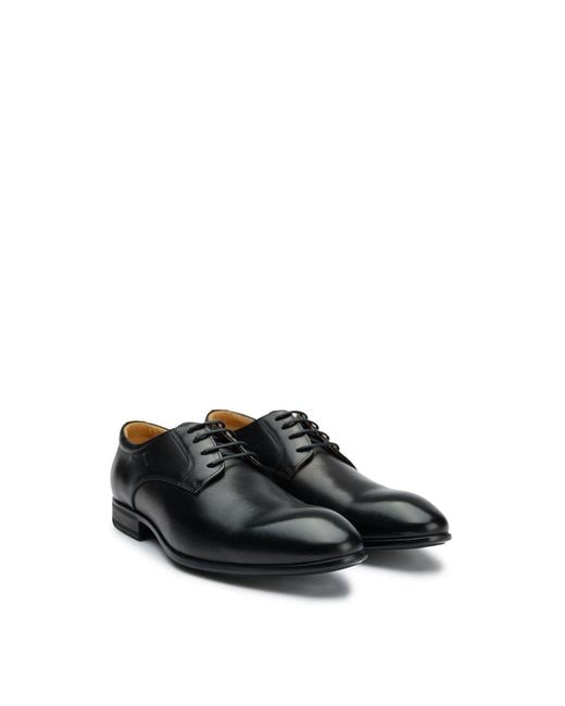 Sole Ldn White Wide Fit Derby Shoes for men