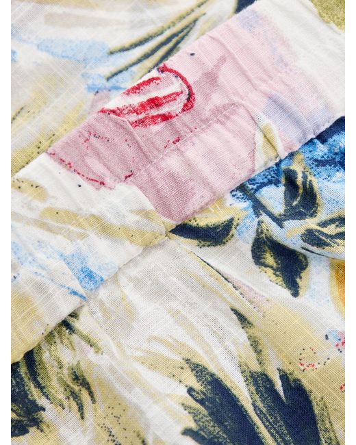 Vero Moda Blue Print Shorts Multi