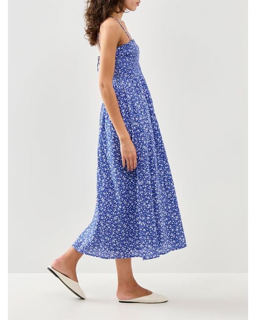 Nobody's Child Blue Rita Midi Dress