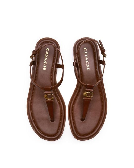 COACH Natural Women's Jessica Sandals