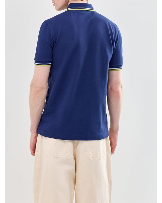 Fred Perry Blue Twin Tipped Polo Shirt for men